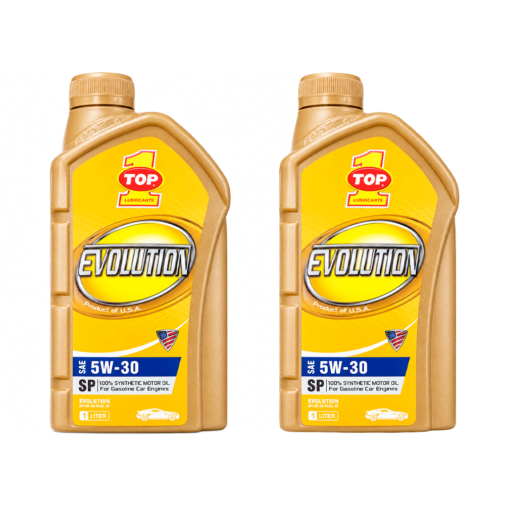 2 Aceites De Motor Top1 Sintético 5w-30 Para Carros Pickups