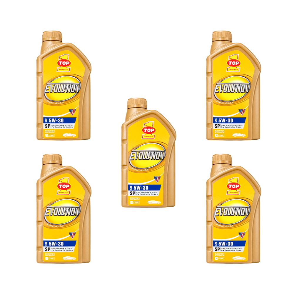 5 Aceites De Motor Top1 Sintético 5w-30 Para Carros, Pickups