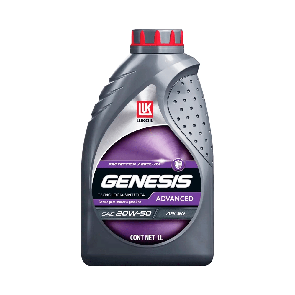 Aceite De Motor Sintético Lukoil Genesis Advanced 20w-50 1 Litro