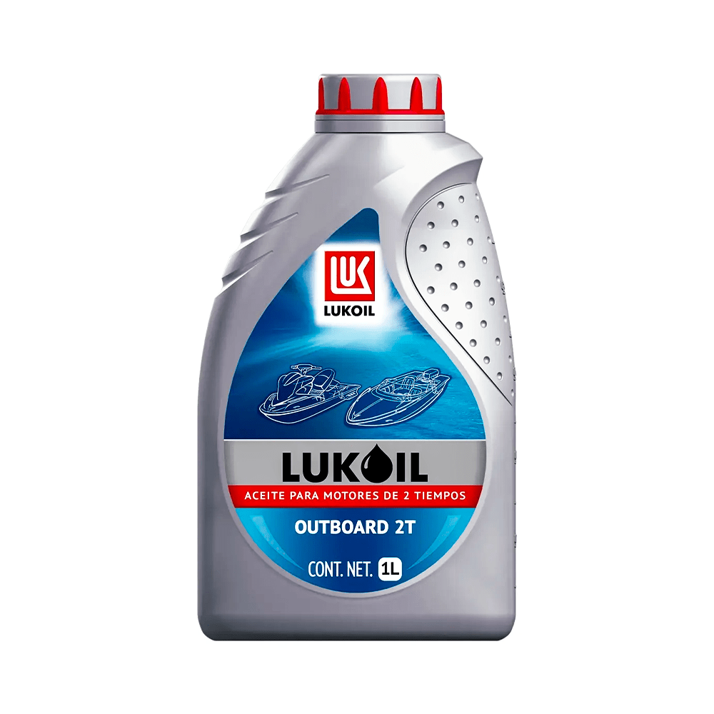 Aceite Motor De 2 Tiempos Fuera De Borda Lukoil 1 Litro