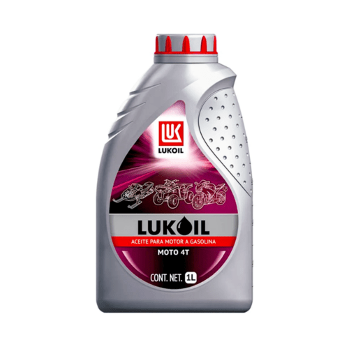 Aceite Para Moto 4 Tiempo Sae 10w30 Api Sl Lukoil 1 Litro