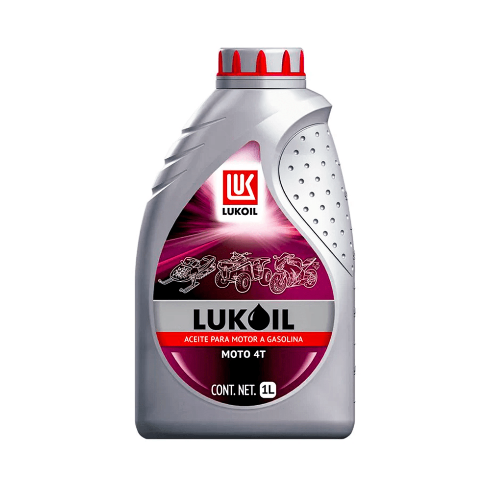 Aceite Para Moto 4 Tiempo Sae 10w30 Api Sl Lukoil 1 Litro