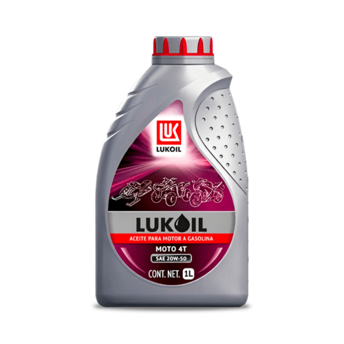 Aceite Para Moto 4 Tiempos Sea 20w50 Api Sl Lukoil 1 Litro