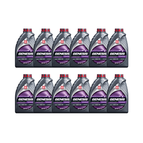 Aceite Semi Sintético Multigrado 15w40 Api Sn Cf 12 Litros