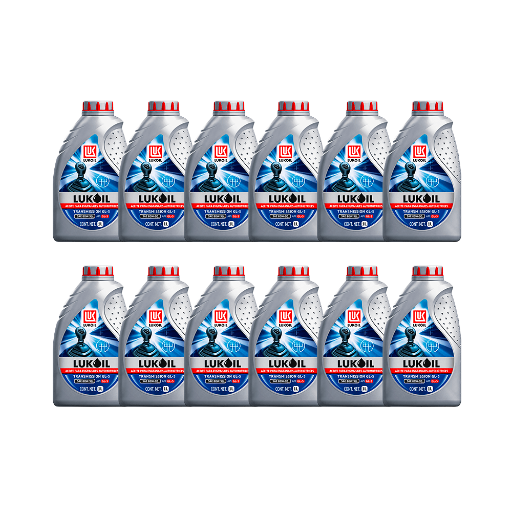 Aceite Transmisión Lukoil 80w90 Api Gl5 1 Litro X12