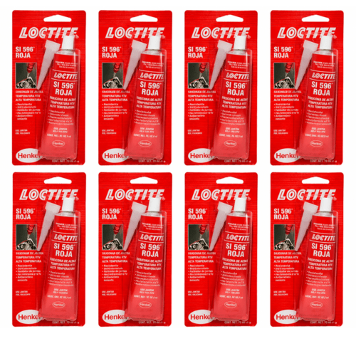 Formador De Juntas Loctite Silicón Rtv Rojo De 70 Ml 8pz