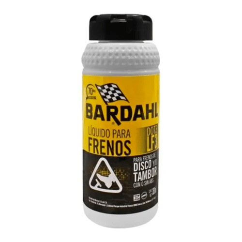 Líquido Para Frenos Disco Y Tambor Dot-3 350 Ml Bardahl 1pz