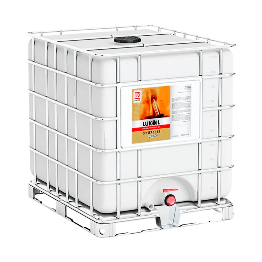 Tote 1000 Litros Lukoil Aceite Hidráulico Geyser St 68